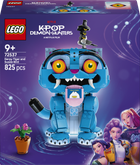 Конструктор LEGO KPop Demon Hunters Тигр Дерпи и птичка Сасси 825 деталей (72537)