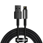 Кабель Baseus Tungsten Gold Fast Charging USB-A to Lightning 2m Black (CALWJ-A01)