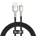 Кабель Baseus Cafule Metal USB-A to Lightning 1m Black (CALJK-A01)
