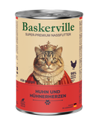 Влажный корм Baskerville Мясо курицы и сердечки 400 г