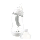 Антиколікова пляшечка Difrax S-bottle Wide XL з силіконовою соскою та ручками 310 мл білий (707XL)