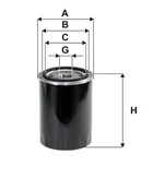 Спортивний масляний фільтр WIX FILTERS WL7176 1109C4, 95495251, 2132