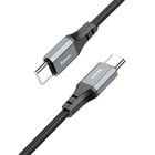PD Кабель HOCO X86 Type-C to Type-C Spear 60W silicone charging data cable 1m Black