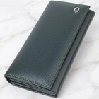 Удобный вертикальный кошелек из натуральной кожи ST Leather bg230fash86 Зеленый