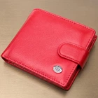 Яркое женское портмоне ST Leather из натуральной кожи с монетницей Красный (bg194fash71)