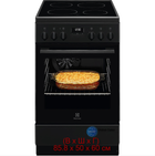 Плита електрична ELECTROLUX LKR520275K