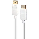 Кабель DisplayPort (M) — DisplayPort (M), 1.8 м, білий, Cablexpert, V1.2, 60 Гц (CC-DP2-6-W)