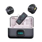 Бездротовий петличний мікрофон із зарядним кейсом ArmorStandart ASM4 2in1 USB type-C black (ARM88480)