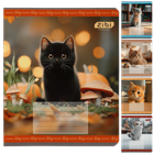 Набор тетрадей ученических ZiBi Cats 12 листов в клетку х 25 шт (ZB25.1753K)