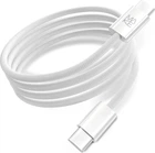 Кабель MAKE Type-C to Type-C PD 65W 1 м Nylon White (MCB-CN1WH)