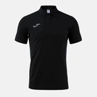 Футболка-поло с воротником черная BALI III 105372.100 Joma M