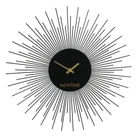 Настенные часы Grova из чёрного металла, диаметр 40 см (1xAA 1,5 В) Boltze 2037218
