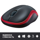 Миша бездротова Logitech M185 Red (910-002240)