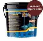 Резиновая краска универсальная OKAY Kautschuk 3,5 кг красно-коричневая