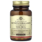Вітаміни Solgar Вітамін B12 Метилкобаламін 5000 мкг смак вишні Sublingual Methylcobalamin Vitamin B12 60 нагетсів