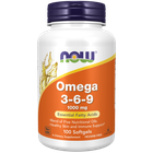 Омега 3-6-9 Now foods omega 3-6-9 1000 мг 100 капсул