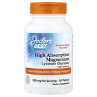 Doctor's Best магній magnesium glycinate lysinate 120 таб Магній гліцинат хелатний