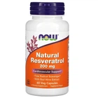Натуральная добавка Now Foods Natural Resveratrol 200 мг Капсулы