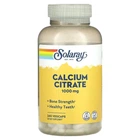 Цитрат кальция "Calcium Citrate" 1000 мг, Solaray, 240 капсул