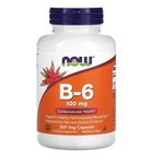 Витамин В6 Now Foods (Vitamin B-6) 100 мг 250 капсул