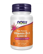 Вітамін Д3 Vitamin D-3, Now Foods, 5000 МЕ, 120 капсул