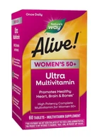 Мультивітаміни для жінок 50+ Alive! Women's 50+ Multi-Vitamin Nature's Way 60 таблеток