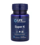 Витамин K и K2 комплекс Life Extension (Super K with advanced K2) 2600 мкг 90 капсул