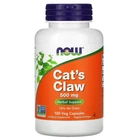 Натуральна добавка Now Foods Cat's Claw 500 мг
