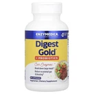 Энзимы плюс пробиотики Digest Gold Probiotics, Enzymedica, 90 капсул