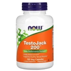 Добавка для чоловіків Testo Jack 200 Now Foods, 120 капсул