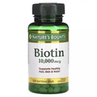Біотин швидкого вивільнення, 10000 мкг, Biotin, Nature's Bounty, 120 гелевих капсул