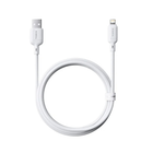 Кабель Baseus Silky Series USB-A Lightning 2,4 А, 1 м, білий
