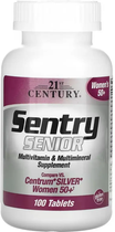 Мультивітаміни для жінок 50+ 21st Century Sentry Sentry Senior Women 50+ 100 таб