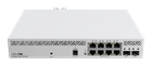 Коммутатор 8 портов управляемый MikroTik CSS610-8P-2S+IN PoE