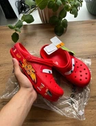 Чоловічі крокси Червоні Маквін 45-46 розмір Lightning McQueen Crocs Crocband