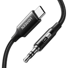 Переходник Ugreen USB-C Male to 3.5mm Male Cable DAC чип 3 м Black (CM450)