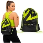 Сумка для взуття Actiget 20 л спортивна сумка зі шнурком ACT0179 Black