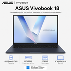 Ноутбук 18" Asus Vivobook 18 M1807GA-S8004W AMD Ryzen AI 7 445 32GB 1TB SSD Radeon 840M W11 Home Quiet Blue (90NB17Y1-M00070)