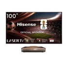 Проектор для домашнього кінотеатру Hisense 100L9Q 4K UHD Лазер Wi-Fi Bluetooth AirPlay VIDAA OS з екраном 100"