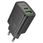 Мережевий зарядний пристрій HOCO N63 Gentle charger 30W Black
