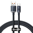 Кабель для зарядки Baseus Crystal Shine Series Type-C - Type-C 100 Вт 1,2 м Черный (CAJY000401)