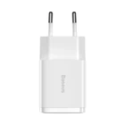 Сетевой зарядное устройство Baseus Compact Charger 2U 10.5W 2xUSB Type-A Белый 6 см