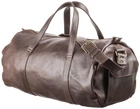 Сумка дорожная кожаная Grande Pelle коричневая 40 л 55×31×24 см унисекс большая 56035