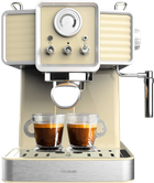 Кавоварка ріжкова Cecotec Power Espresso 20 Tradizionale Жовта (01629)