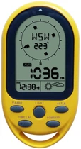 Компас Technoline EA3050 с термометром барометром IPX4 подсветкой для военных и походов Yellow