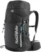 Туристический рюкзак Naturehike NH18Y045-Q 45 л с алюминиевым каркасом и вентиляцией Black