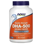 Риб'ячий жир підвійної сили, DHA-500, Now Foods, 180 капсул