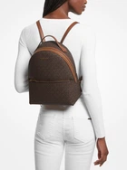 Рюкзак жіночий Michael Kors Sheila Medium Logo Backpack коричневий