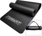 Коврик для йоги и фитнеса EasyFit каучук 180 х 60 см каремат толщина 10 мм EF-1919-B (56001709)