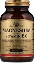 Магній + Вітамін B6 Solgar Magnesium vitamin B6 250 таблеток (033984017214)